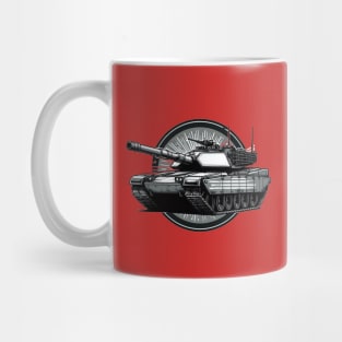 American M1 Abrams Tank: Military Art Mug